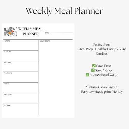 Weekly Meal Planner — Ultimate Edition