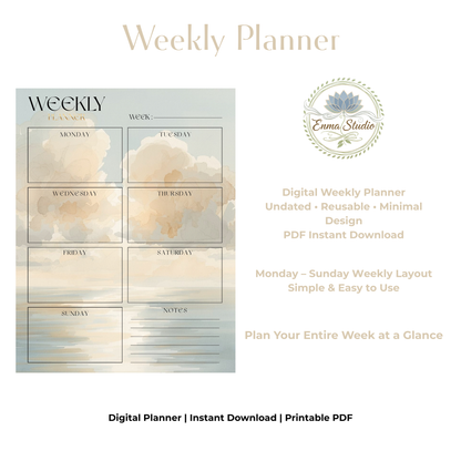 Digital Weekly Planner — GoodNotes