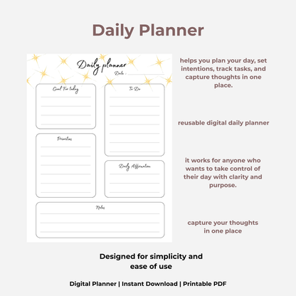 Daily Productivity Planner — GoodNotes