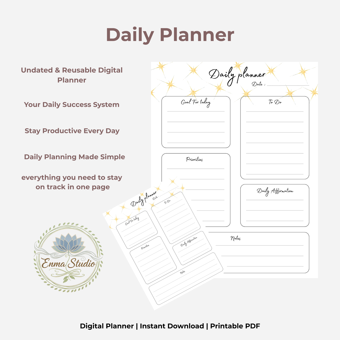 Daily Productivity Planner — GoodNotes