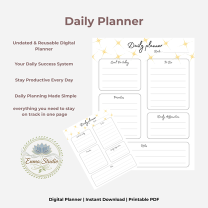 Daily Productivity Planner — GoodNotes