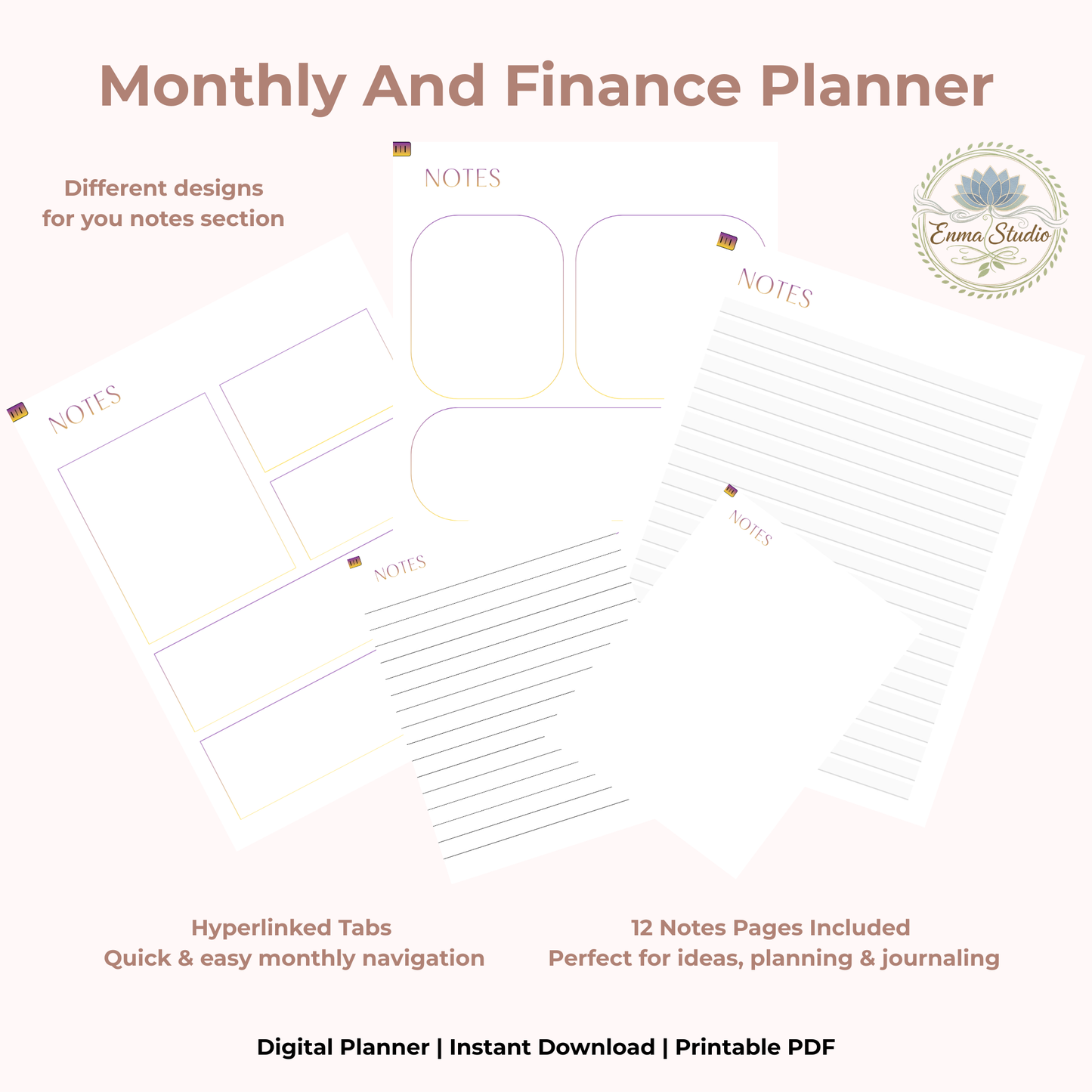 Digital Monthly Planner — GoodNotes