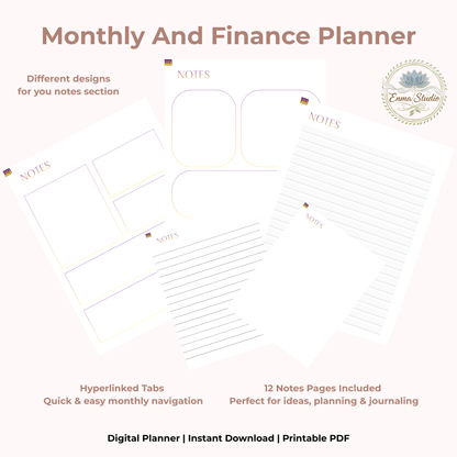 Digital Monthly Planner — GoodNotes