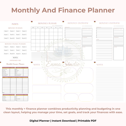 Digital Monthly Planner — GoodNotes
