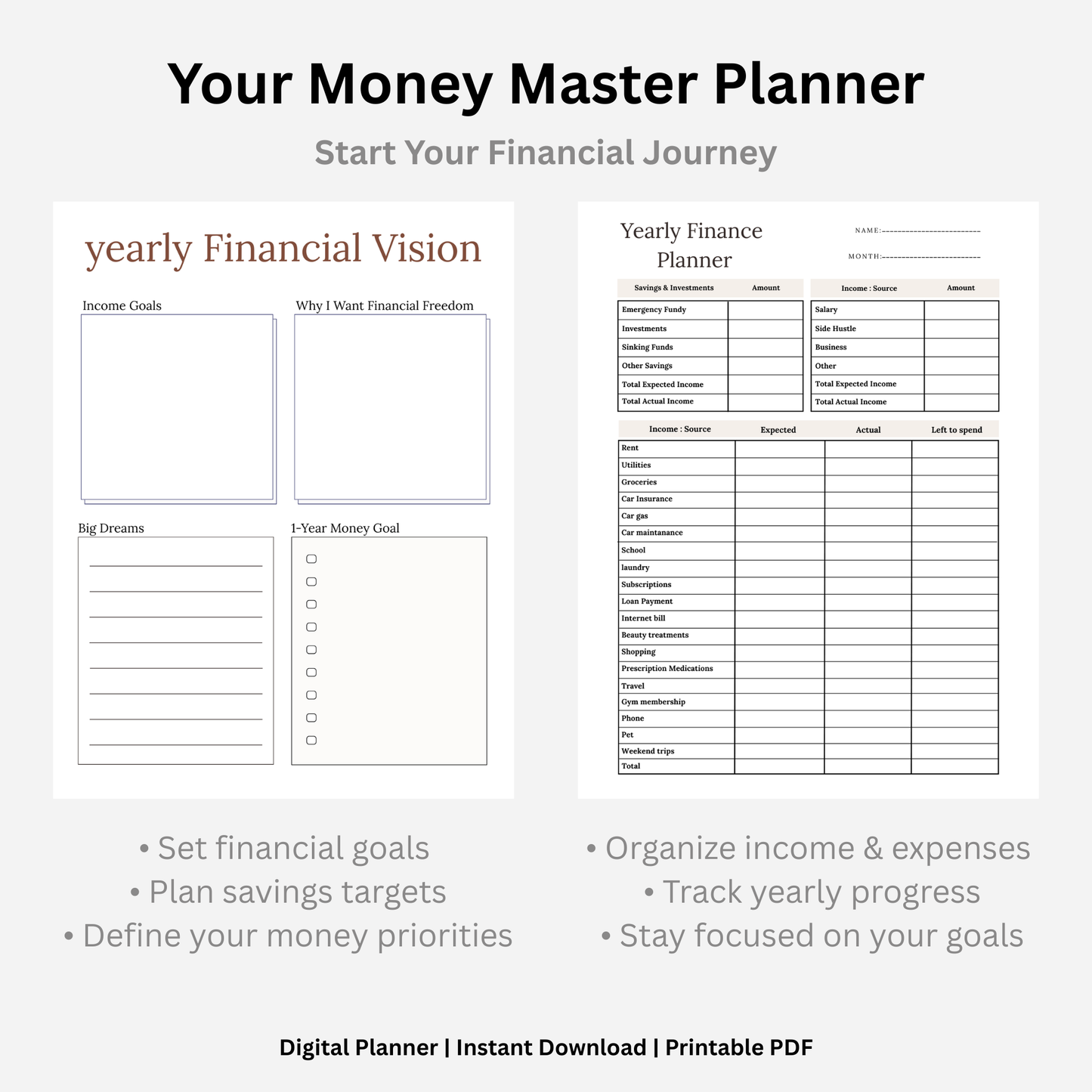 Digital Finance Planner